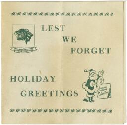 "Lest We Forget", circa 1950