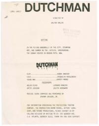 "Dutchman" Flyer, March 1978