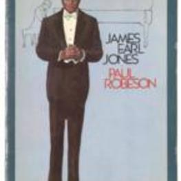 A booklet about James Earl Jones' performance in a one man play.