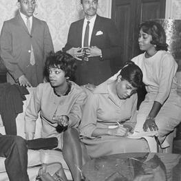 This collection documents the Atlanta Student Movement during the Civil Rights Era. It highlights student activism in the Atlanta University Consortium (AUC); Clark College, Morris Brown, Morehouse College, Atlanta University, and Spelman College. The collection includes newspaper and journal articles, flyers, reports, photographs, and correspondence by and about students from the AUC schools. Of note are copies of An Appeal for Human Rights written by student leaders, which set forth the student's grievances, rights, and aspirations as well as their dissatisfaction with the status quo conditions of segregation and discrimination and the slow pace at which inherent human and civil rights were being meted out to African Americans. The Appeal was published as a full-page ad in the March 9, 1960 editions of the Atlanta Constitution, Atlanta Journal, and Atlanta Daily World. It was subsequently published in the New York Times, providing national awareness of student activism in the civil rights struggle in Atlanta. The issuance of the Appeal was followed by sit-ins and pickets at specifically targeted businesses, government and transportation facilities in Atlanta and Fulton County, Georgia, and kneel-ins at churches. The participants in the Atlanta student movement organized commemorative reunions, 1990 and 2000 to re-examine the civil rights movement and discuss current efforts and projections for the future. Programs, minutes, correspondence, and news articles from the reunions are included in the collection. 

At the AUC Robert W. Woodruff Library, we are always striving to improve our digital collections. We welcome additional information about people, places, or events depicted in any of the works in this collection. To submit information, please contact us at DSD@auctr.edu.