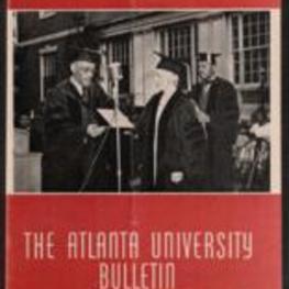 The Atlanta University Bulletin (newsletter), s. III no. 99: July 1957