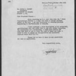 Correspondence regarding the admission of Robert Breton to Atlanta University.
