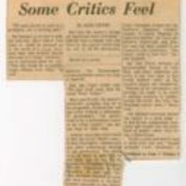 A newspaper clipping describing criticism of Atlanta Mayor, Ivan Allen Jr.. 2 pages.