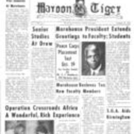 The Maroon Tiger, 1963 October 10