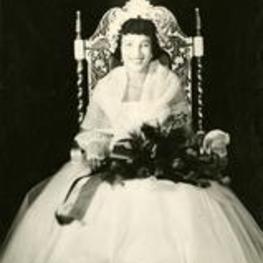 Juanita M. Eber sits for a photo as Miss Clark Atlanta University.