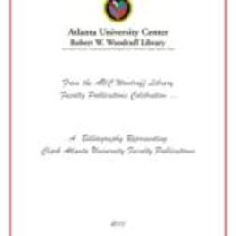 A Bibliography Representing Clark Atlanta University Faculty Publications, 2013