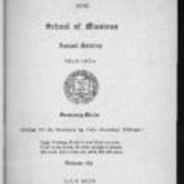 Gammon Theological Seminary and School of Missions Annual Catalog 1924-1925, Vol. XLII