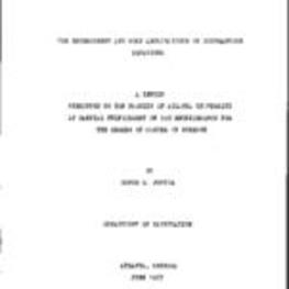 The development and some applications of Diophantine equations, 1963