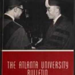 The Atlanta University Bulletin (newsletter), s. III no. 147: July 1969