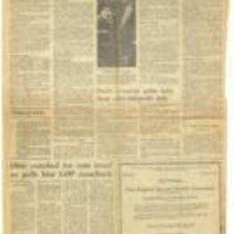 A newspaper clipping describing the growing number of Black voters in the South. 2 pages.