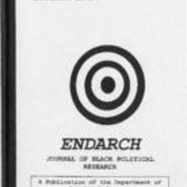 Endarch: Journal of Black Political Research Vol. 1997, No. 1 Spring 1997
