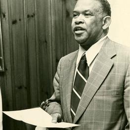 Dr. Vivian Wilson Henderson was the 18th president of Clark College from 1965 until his death in 1976. A native of Bristol, Tennessee, Henderson completed a Bachelor of Science degree in Economics from North Carolina College in Durham in 1947. He earned his Master of Arts and Doctor of Philosophy degrees in Economics from the University of Iowa in 1949 and 1952, respectively. The Vivian Wilson Henderson Papers document Dr. Henderson's personal and professional activities spanning the years 1940 to 1976. The photographs in the collection date primarily from the 1960s and document Henderson's activities at Clark College as well as his family life. Photographs of Dr. Henderson's wife, Anna, and children are included.

At the AUC Robert W. Woodruff Library we are always striving to improve our digital collections. We welcome additional information about people, places, or events depicted in any of the works in this collection. To submit information, please contact us at DSD@auctr.edu. 