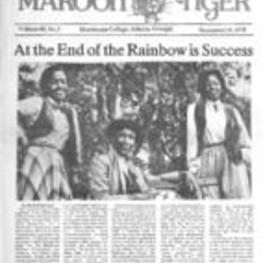 The Maroon Tiger, 1978 November 16