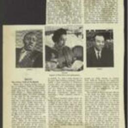 Magazine article regarding the challenges faced by Black officeholders in the South after the Voting Rights Act of 1965. Despite being elected, Black officials often faced resistance from white officials and members of the black community. The article also discusses the efforts of the Voter Education Project to provide training and support to Black officeholders. 1 page.