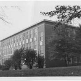 Exterior of Rufus E. Clement Hall.
