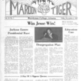 The Maroon Tiger, 1983 December 2