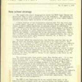A newsletter published by Race Relations Information Center regarding race relations and school desegregation. 4 pages.