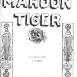 The Maroon Tiger, 1930 March 1