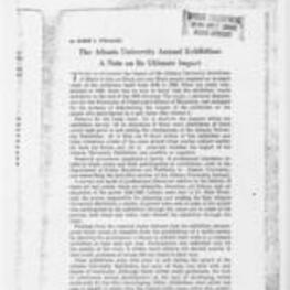 This article summarizes a comprehensive study on the impact of the Atlanta University Exhibition of Black Artists from 1942 to 1969. It explores the exhibition's purpose, continuity, and influence on artists and viewers. Findings reveal that the exhibition liberated black artists, fostered artistic expression, and contributed to promoting black consciousness and unity.