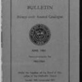 The Clark College Bulletin: Ninety-sixth Annual Catalogue, Announcements for  1963-1964
