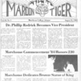 The Maroon Tiger, 1984 August 31