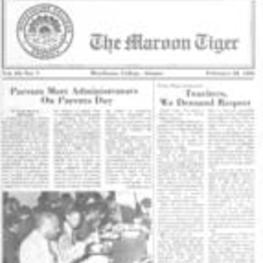 The Maroon Tiger, 1985 February 26