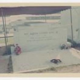 View of Dr. Martin Luther King Jr.'s Tombstone.