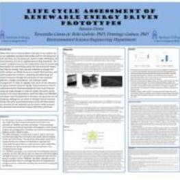 Life cycle assessment of renewable energy driven prototypes