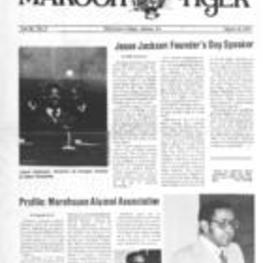 The Maroon Tiger, 1979 March 19