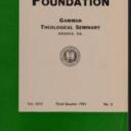 The Foundation vol. 44 no. 3