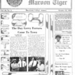 The Maroon Tiger, 1984 October 25