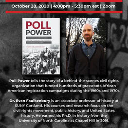 Poll Power: A Virtual Book Event, October 28, 2020