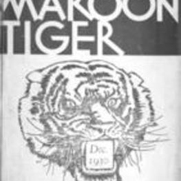 The Maroon Tiger, 1930 December 1