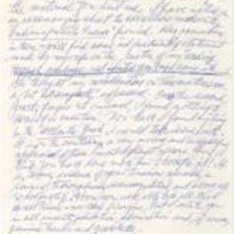 Correspondence from Hale Woodruff to Winifred Stoelting regarding corrections of Stoelting's writing. 6 pages.