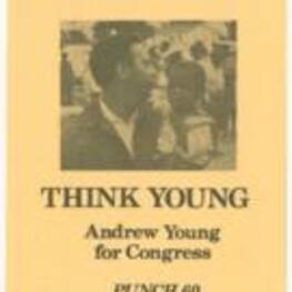 A promotional flyer asking people to vote for Angrew Young in his run for Congress.