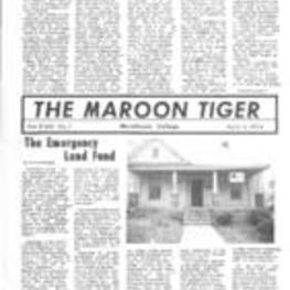 The Maroon Tiger, 1974 April 4