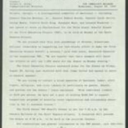 Press release from the Voter Education Project announcing Senator Charles Mathias, Jr., Senator Edward Brooke, Senator Jacob Javits, George Meany, Coretta Scott King, Benjamin Mays, and Leonard Woodcock as chairpersons for the VEP's Third Annual Benefit Dinner, which was planned to benefit VEP's efforts to register and educate minority voters in the South. 1 page.