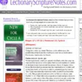 Lectionary Scripture Notes (web resource), 2014