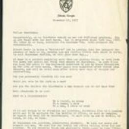 Correspondence to Atlanta Guardsmen from C. Miles regarding the selection of aspiring Guardsmen.