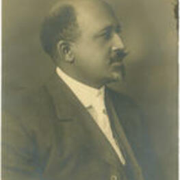 Portrait of W. E. B. DuBois.