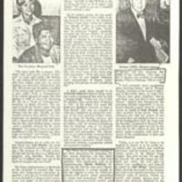 Excerpt from Newsweek magazine section entitled Newsmakers that briefly detailed Ms. Chisholm's bid for Presidency. 1 page.