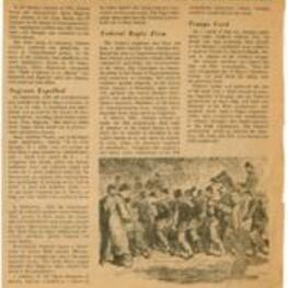Newspaper article about the federal government stepping in to reinforce Negroes being a part of the Georgia Senate during Reconstruction.