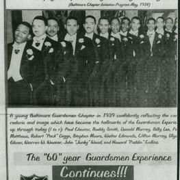 The National Association of Guardsmen was formed in Brooklyn, New York in 1933 by 13 young African American men, most of whom were alumni of Morgan State College. The group was established in order to foster social interactions and programs for members of the community. The statement of purpose for the organization is to "Provide a regular and periodic social association and foster close relationship and fellowship among its individual members and Chapters." The Atlanta Chapter was installed in March 1957, developed from an earlier social club, "The Atlanta G-Men".

At the AUC Robert W. Woodruff Library we are always striving to improve our digital collections. We welcome additional information about people, places, or events depicted in any of the works in this collection. To submit information, please contact us at DSD@auctr.edu.