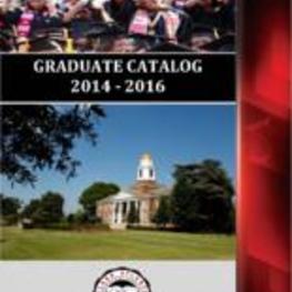 Clark Atlanta University Graduate Catalog, 2014-2016