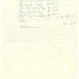 October 15, 1957 financial report and balance.