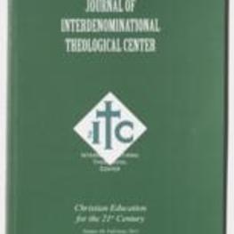 The Journal of the Interdenominational Theological Center, Vol. 40 Fall 2014