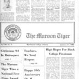 The Maroon Tiger, 1985 January 11