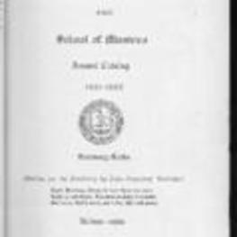 Catalog 1921-1922 Quadrennial Alumni Edition of Gammon Theological Seminary, Vol. XXVIII No. 1