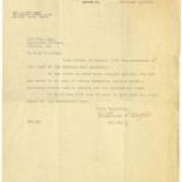 Correspondence between Katherine S. Westfall and Mrs. John Hope about financing temporary workers for Neighborhood Union. 1 page.