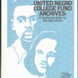 A guide and index for the United Negro College Fund.